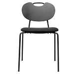 Стул с мягким сиденьем черный Stool Loft Black варинант исполнения - 1 | Loft Concept в Санкт-петербурге