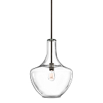 Подвесной светильник прозрачный стеклянный органической формы Kichler варинант исполнения - 1 | Loft Concept в Санкт-петербурге