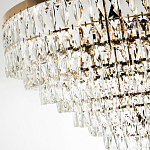 Люстра с прямоугольными хрустальными подвесками Lunet Crystal Rectangulars Chandelier 18 варинант исполнения - 2 | Loft Concept в Санкт-петербурге