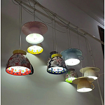 Подвесные светильники в виде чаши с цветочным орнаментом Flower Reversal варинант исполнения - 8 | Loft Concept в Санкт-петербурге