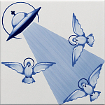 Плитка с узором НЛО варинант исполнения - 2 | Loft Concept в Санкт-петербурге