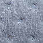 Изголовье кровати серое с мягкой обивкой из рогожки Emma Headboard варинант исполнения - 3 | Loft Concept в Санкт-петербурге