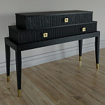 Премиальная Консоль с тремя ящиками Elsa Dreams Black варинант исполнения - 1 | Loft Concept в Санкт-петербурге