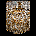 Люстра хрустальная в неоклассическом стиле на золотистом каркасе Majesty варинант исполнения - 4 | Loft Concept в Санкт-петербурге