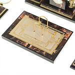 Настольный письменный набор из яшмы и долерита с декором в виде коня Manager Organizer варинант исполнения - 5 | Loft Concept в Санкт-петербурге