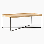 Журнальный стол с прямоугольной деревянной столешницей Urban Style Space варинант исполнения - 1 | Loft Concept в Санкт-петербурге