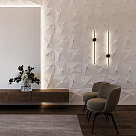 Гипсовая 3D Панель D-01 варинант исполнения - 1 | Loft Concept в Санкт-петербурге