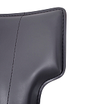 Стул серый из искуственной кожи на 4-х ножках Enigma Gray варинант исполнения - 4 | Loft Concept в Санкт-петербурге