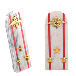 Сувенир Погон МВД из натурального камня мрамор Souvenir Epaulets варинант исполнения - 7 | Loft Concept в Санкт-петербурге