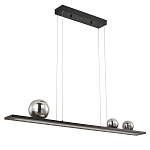 Светодиодная линейная люстра IONA Сhandelier black 103 варинант исполнения - 2 | Loft Concept в Санкт-петербурге