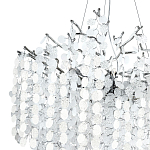 Люстра с круглыми хрустальными подвесками Fairytree Chrome Crystal Branches Chandelier 10 варинант исполнения - 3 | Loft Concept в Санкт-петербурге