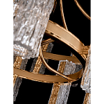 Люстра двухъярусная круглая с текстурными цилиндрическими плафонами Glimpse варинант исполнения - 8 | Loft Concept в Санкт-петербурге