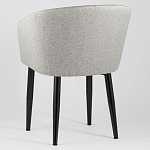 Мягкое кресло на металлических ножках Shaggy Grey варинант исполнения - 5 | Loft Concept в Санкт-петербурге