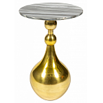 Кофейный столик с мраморной столешницей Sleeve Arabia варинант исполнения - 1 | Loft Concept в Санкт-петербурге