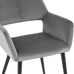 Стул с подлокотниками серый NEASAN STOOL варинант исполнения - 6 | Loft Concept в Санкт-петербурге