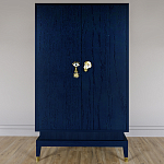 Платяной шкаф Elsa Dreams Blue с 2-мя фасадами варинант исполнения - 5 | Loft Concept в Санкт-петербурге