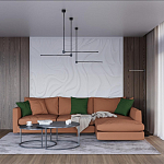 Торшер черного цвета с круглым основанием и вытянутым поворотным плафоном Trumpet tube варинант исполнения - 4 | Loft Concept в Санкт-петербурге