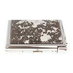 Портсигар на 20 сигарет с газовой зажигалкой из натурального камня Флогопит Stone Cigarettes Cases варинант исполнения - 2 | Loft Concept в Санкт-петербурге