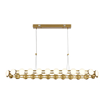 Люстра овальная с круглыми светодиодными источниками света Maxine Light варинант исполнения - 4 | Loft Concept в Санкт-петербурге