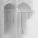 Встраиваемый в стену гипсовый светильник под покраску в античном стиле Antiquity Athena варинант исполнения - 8 | Loft Concept в Санкт-петербурге