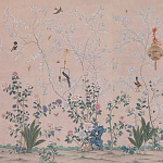 Обои ручная роспись Cecily pink варинант исполнения - 1 | Loft Concept в Санкт-петербурге