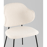 Стул Bellamy букле молочный варинант исполнения - 2 | Loft Concept в Санкт-петербурге