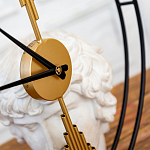 Часы настенные круглые из металла Mirror Tower Clock варинант исполнения - 2 | Loft Concept в Санкт-петербурге