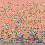 Обои ручная роспись Belvoir Apricot  варинант исполнения - 1 | Loft Concept в Санкт-петербурге