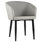 Мягкое кресло на металлических ножках Shaggy Grey варинант исполнения - 1 | Loft Concept в Санкт-петербурге