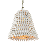 Подвесной светильник белый металлический в форме колокола White Natural Lines варинант исполнения - 2 | Loft Concept в Санкт-петербурге