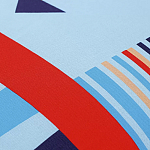 Подушка декоративная из хлопка по мотивам нанайских орнаментов Ural and Siberian Patterns варинант исполнения - 4 | Loft Concept в Санкт-петербурге