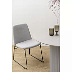 Стул мягкий светло-серый Chair Gray Runners варинант исполнения - 9 | Loft Concept в Санкт-петербурге