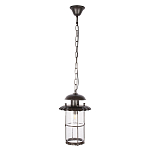 Уличный подвесной светильник с цилиндрическим плафоном на цепи Elysian Lanterns варинант исполнения - 1 | Loft Concept в Санкт-петербурге