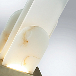 Настольная лампа с белыми вертикальными элементами Alabaster Totem   варинант исполнения - 7 | Loft Concept в Санкт-петербурге