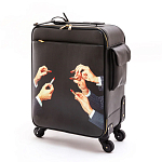 Чемодан дорожный SELETTI Travel Kit Trolley Lipstick Black варинант исполнения - 3 | Loft Concept в Санкт-петербурге
