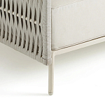 Диван садовый с плетеными ремешками и спинкой  Kleo варинант исполнения - 4 | Loft Concept в Санкт-петербурге