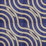 Дизайнерская плитка с узором Круги  варинант исполнения - 1 | Loft Concept в Санкт-петербурге