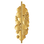 Бра светодиодное из многослойных золотых дисков Metal Disc Chandelier варинант исполнения - 2 | Loft Concept в Санкт-петербурге