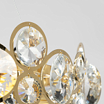 Люстра подвесная из золотых колец 57 см Golden Circles варинант исполнения - 7 | Loft Concept в Санкт-петербурге