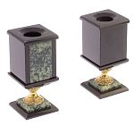 Настольный письменный набор из нефрита на ножках Executive Recruitment варинант исполнения - 3 | Loft Concept в Санкт-петербурге