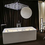 Люстра подвесная с тонкой металлической конструкцией цвета хром Quasar варинант исполнения - 8 | Loft Concept в Санкт-петербурге