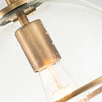 Потолочный светильник с прозрачным стеклянным шаром с эффектом пузырьков Hinkley варинант исполнения - 18 | Loft Concept в Санкт-петербурге