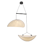 Подвесной светильник с белыми плафонами в форме облака Диаметр 60+60 см Cloud Junction варинант исполнения - 1 | Loft Concept в Санкт-петербурге