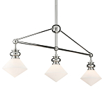 Люстра линейная с ромбовидными плафонами Pointed Diamond Shade варинант исполнения - 2 | Loft Concept в Санкт-петербурге