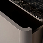 Тумба под телевизор с мраморной столешницей Presentability варинант исполнения - 4 | Loft Concept в Санкт-петербурге