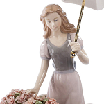 Статуэтка фарфоровая Девушка с цветами Charming Statuette варинант исполнения - 1 | Loft Concept в Санкт-петербурге