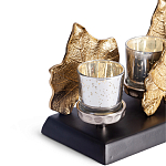 Подсвечник Cozy Light с декором кленовыми листьями варинант исполнения - 2 | Loft Concept в Санкт-петербурге