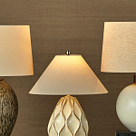 Настольная лампа с волнистым узором и абажуром в форме конуса Macrame варинант исполнения - 4 | Loft Concept в Санкт-петербурге