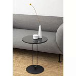 Кофейный столик черный круглый Graceful Base варинант исполнения - 1 | Loft Concept в Санкт-петербурге