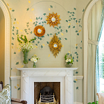 Обои ручная роспись Gingko Colourway SC-237 on grey painted Xuan paper варинант исполнения - 2 | Loft Concept в Санкт-петербурге